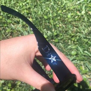 Dior Black Sunglasses with Crystal Logo
